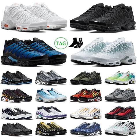 2024 Plus Tn Terascape Chaussures De Course Hommes Femmes Triple Noir