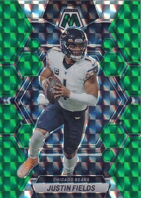 Justin Fields 2023 Mosaic 33 Green Price Guide Sports Card Investor