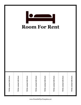 Room For Rent Flyer