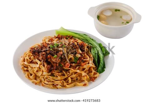 Edgeout Food Pan Mee Dry Stock Photo Edit Now 419273683