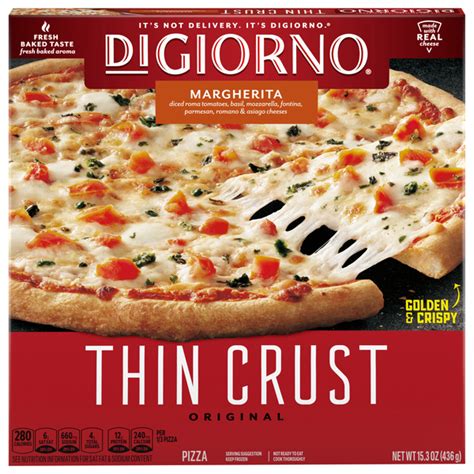 Save On Digiorno Original Thin Crust Margherita Pizza Frozen Order