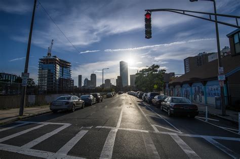 Empty City Street Morning