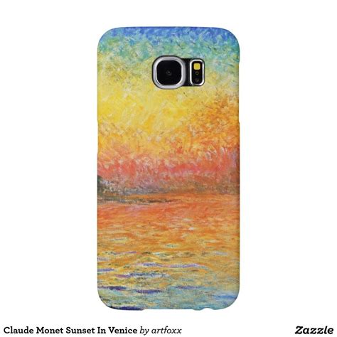 Claude Monet Sunset In Venice Samsung Galaxy S Cases Claude Monet