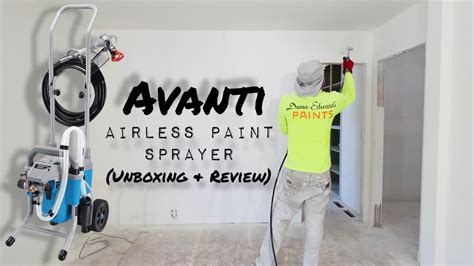 Spraying The Interior Of A House With The Avanti Airless Paint Sprayer Youtube