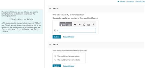 Solved Phosphorus trichloride gas and chlorine gas react to | Chegg.com