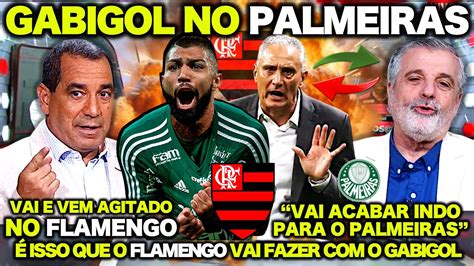 GABIGOL ACERTADO o PALMEIRAS DE SAÍDA do FLAMENGO OLHA O QUE O