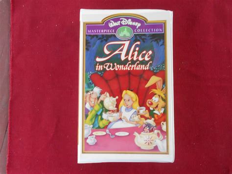 Mavin Alice In Wonderland Walt Disney Masterpiece Collection Vhs Tape