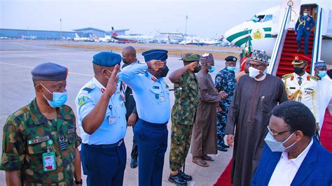 Buhari Returns To Abuja After Eu Au Belgium Summit Guardian Nigeria News