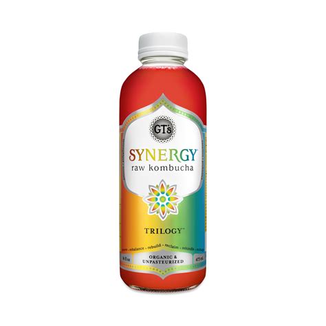 Gt S Living Foods Synergy Raw Kombucha Trilogy Thrive Market