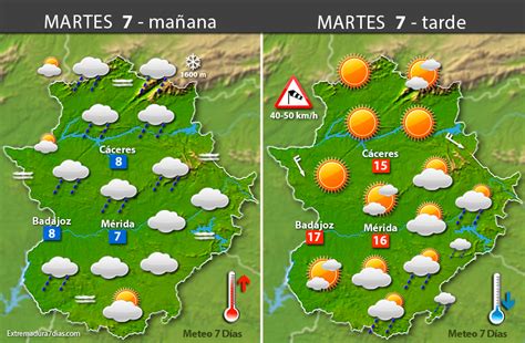 Previsi N Meteorol Gica En Extremadura D As Y De Febrero