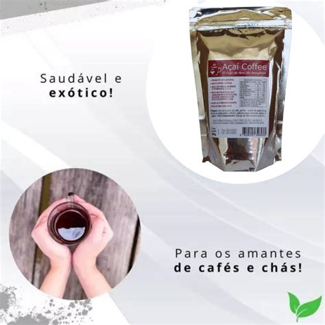 Café De Açaí Da Amazônia Açaí Coffee Pacote 500g Amazonative