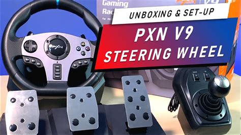 Pxn V Steering Wheel Unboxing Set Up Youtube