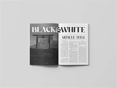 Magazine Article Layout Design on Behance