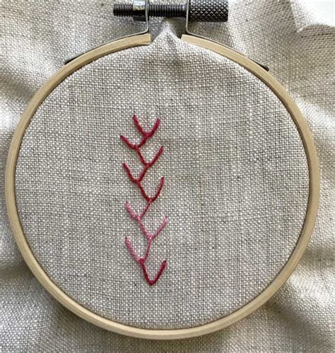 Feather Stitch Embroidery Tutorial Create Whimsy