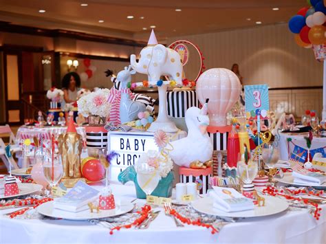 CIRCUS BABY SHOWER BONITO DESIGN EVENTS