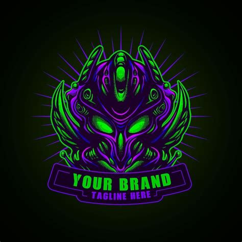 Premium Vector Alien Logo Mascot Character Vector