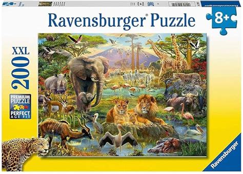 Ravensburger Puzzle 200 pièces XXL Animaux de la Savane Enfant