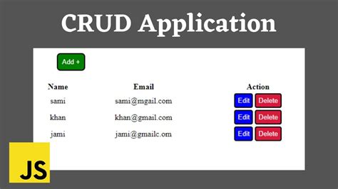 Creating A Crud Create Read Update Delete Application In Html Css