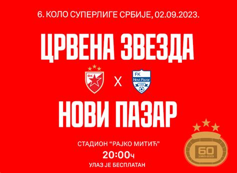 Karte Za Fk Crvena Zvezda Fk Novi Pazar U Sr