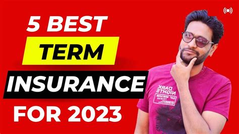 Best Term Insurance For In India Youtube