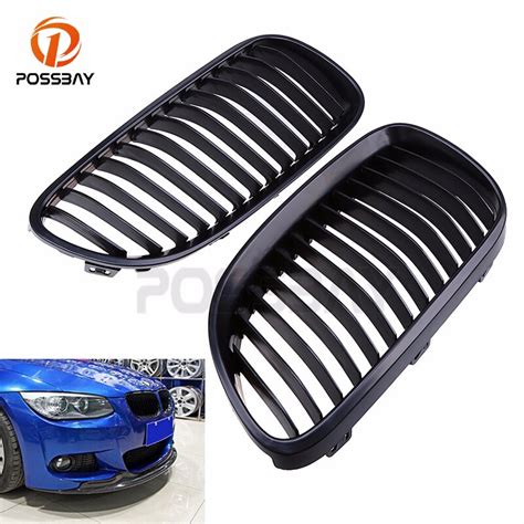 Possbay Gloss Black Grill Car Front Grillefor Bmw Series E Coupe