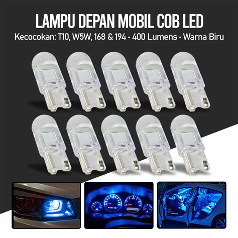 MALIGHT Lampu Depan Mobil Car Headlight LED T10 W5W COB 10 PCS MA10