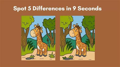 Spot The Difference Can You Spot 5 Differences Between The Two