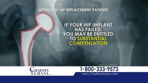 Chaffin Luhana TV Spot Defective Hip Implants ISpot Tv