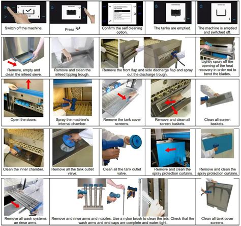 Meiko 9675717 M Iq Flight Type Dishwashing Machine Instruction Manual