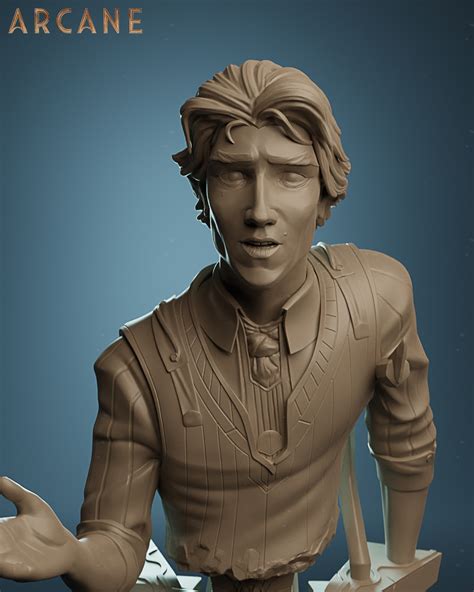 3d File Viktor Arcane Bust 3d Print Model・3d Printing Template To