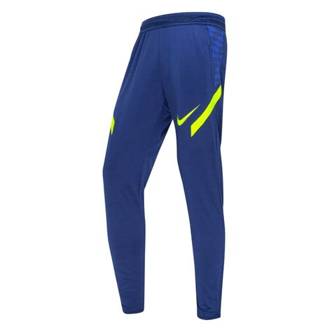 Nike Trainingsbroek Dri Fit Strike Blauw Navy Neon