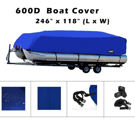 21 24 Ft 600d Waterproof Heavy Duty Fabric Trailerable Pontoon Boat