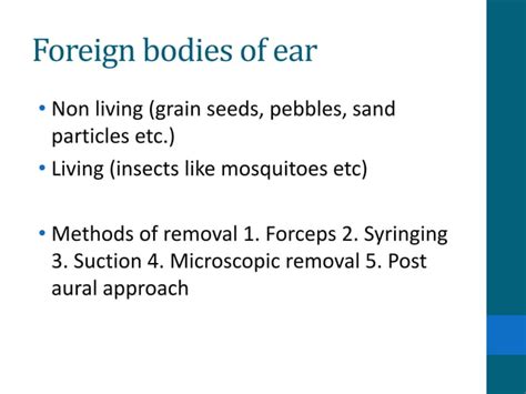 Diseases of external ear | PPT