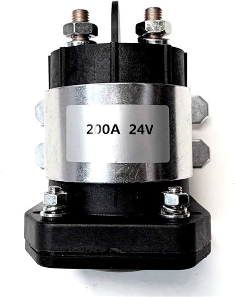 24v 24 Volt Solenoid 4 Terminal 200 Amp Replaces Trombetta 114 2411 020