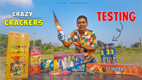 Crazy Diwali Crackers Testing 2023 🔥🔥 వింత దీపావళి బాంబులు కాల్చాము😲