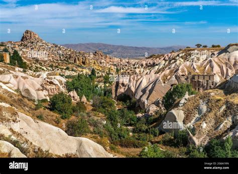 Uchisar October Spectacular Panoramic View Of Volcanic Rock