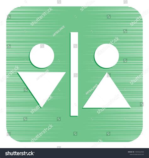 Man Woman Toilet Vector Icon Stock Vector Royalty Free 1094422550