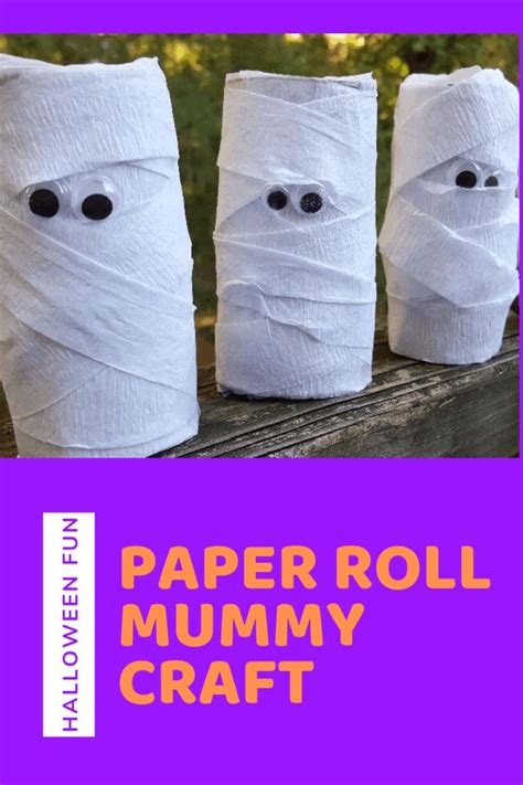 This Toilet Paper Roll Mummy Craft Is Guaranteed To Make Your House A Hot Spot For Trick Or