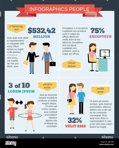 Conjunto infográfico de personas con elementos empresariales y