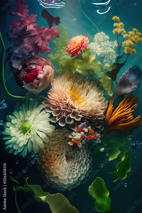 Undersea Flowers Art