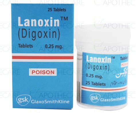 Lanoxin Tab 250mcg 25 S