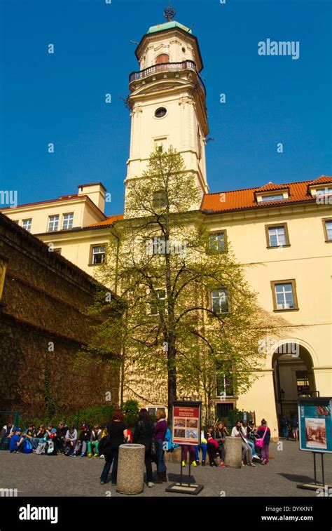 Astronomical Tower Inner Courtyard Klementinum Clementinum Jesuit