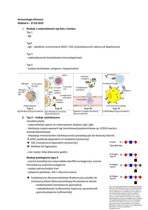 W Lecture Notes Immunologia Kliniczna Wyk Ad