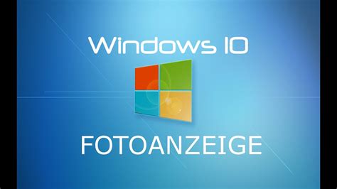 Windows 10 Fotoanzeige Aktivieren YouTube