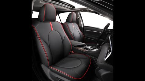 Custom Car Seat Covers Set Installation Instruction For Toyota Camry 2018 2021 Vinidname