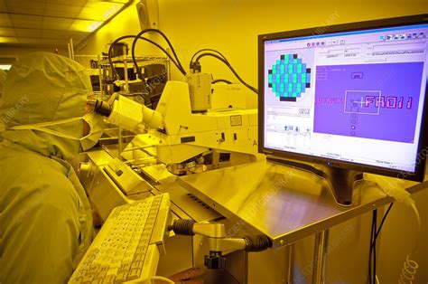 Silicon Wafer Research Stock Image C0212593 Science Photo Library