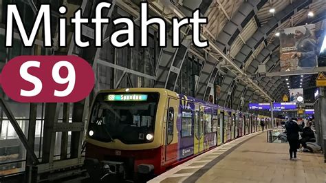 S Bahn Berlin Mitfahrt BR481 Linie S9 Ostbahnhof