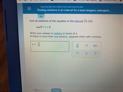 Solved O Trigonometric Identities And Equations Finding Chegg