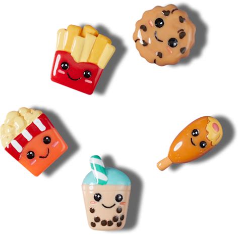 Bad But Cute Foods Pack Jibbitz Charms Crocs