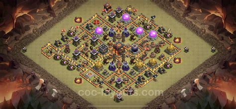 Best Max Levels War Base Th10 With Link Anti 3 Stars 2023 Town Hall